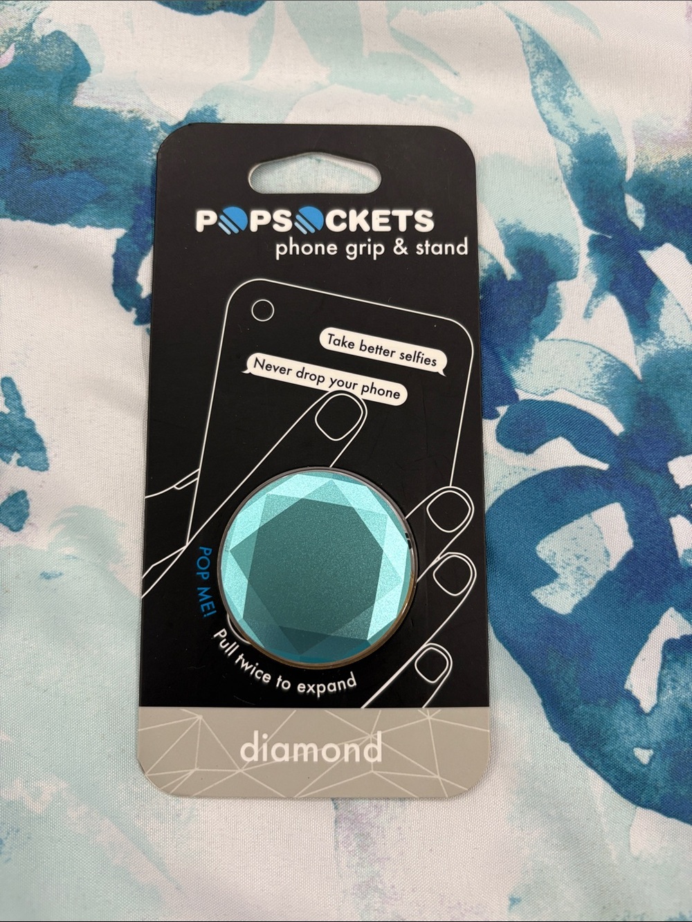 PopSocket Diamond Phone Grip & Stand - Teal
